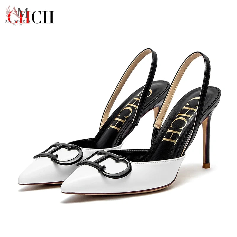 CHCH Women's Pointed-Toe Strappy 9cm High Heels - view 2