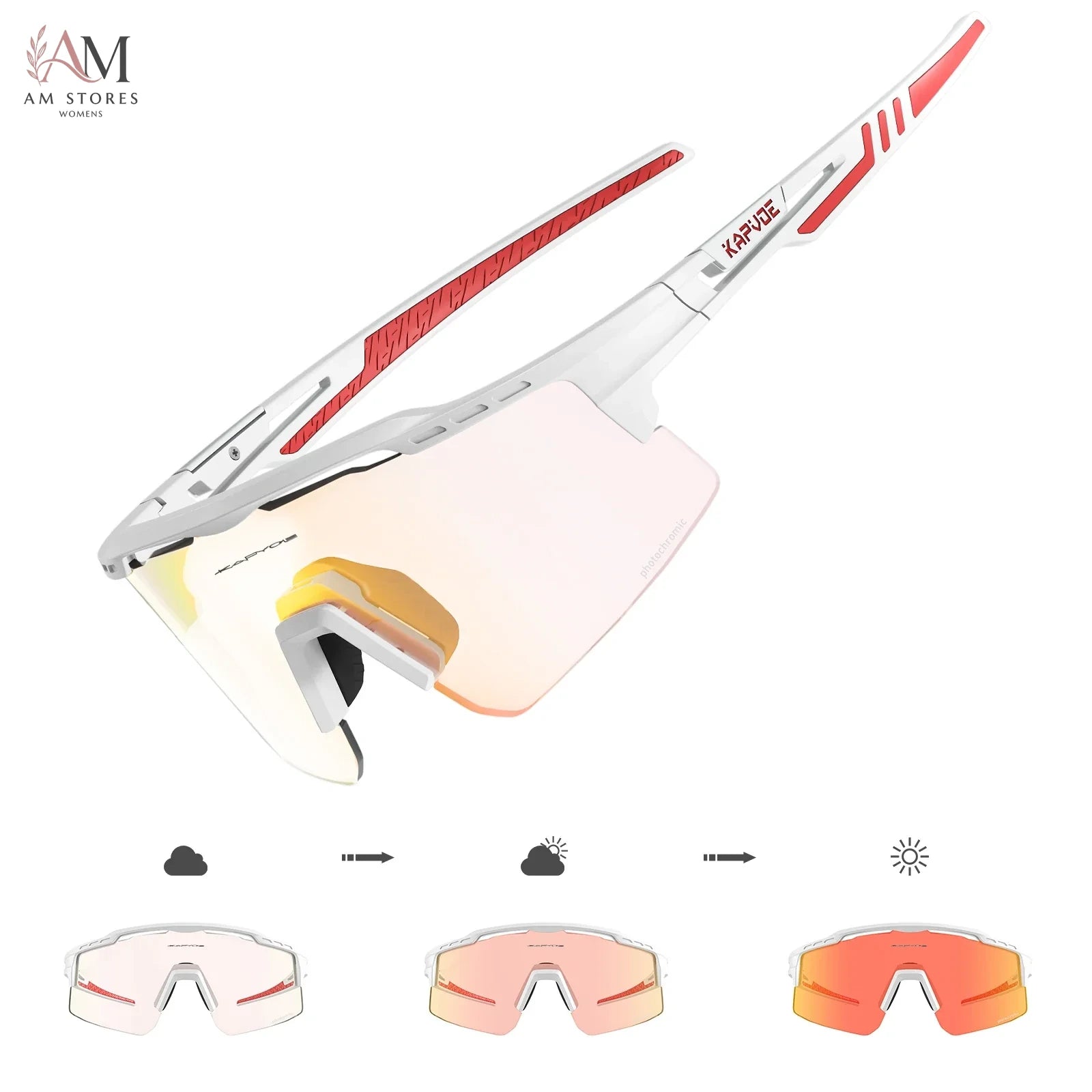 Unisex Photochromic Cycling Sunglasses UV400 - view 10
