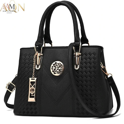 AQN Women's Leather Large-Capacity Handbag - view 2