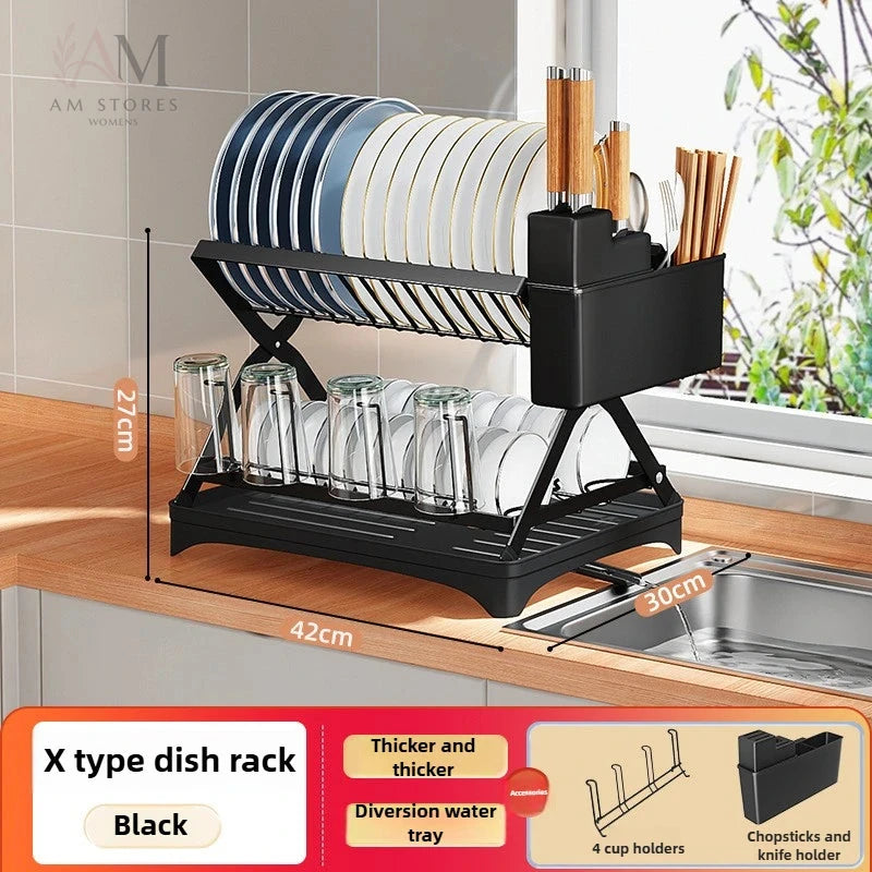 Foldable Pull-Out Cabinet Storage Organizer