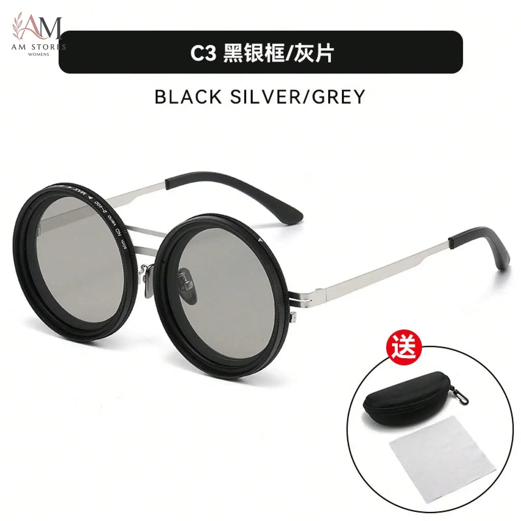 Unisex Vintage Polarized Cycling ND9 Sunglasses - view 3