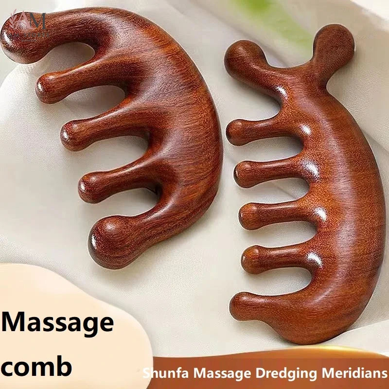 Wooden Scalp Massage Comb - view 1