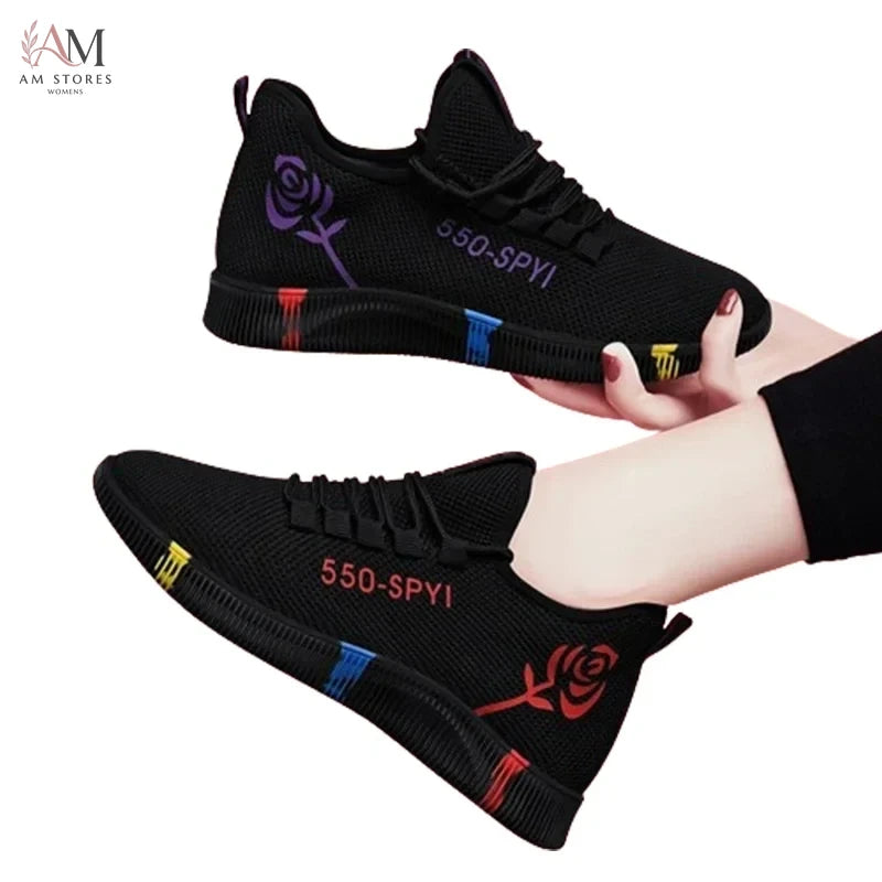 Women's Platform Breathable Casual Sneakers - view 4