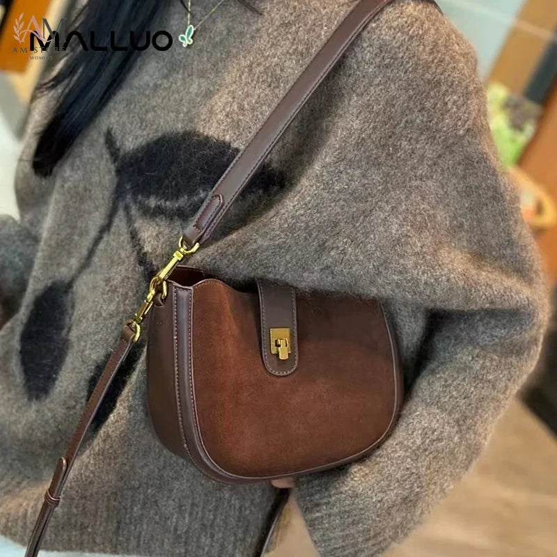 Women's Leather Crossbody Bag - view 1