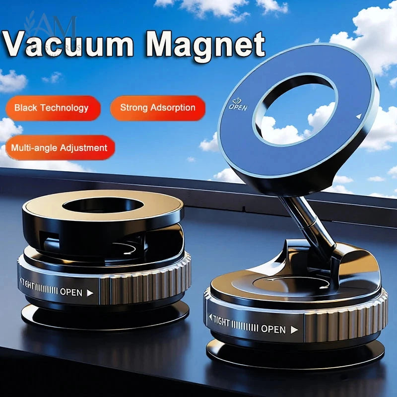 Foldable Vacuum Magnetic Car Phone Mount