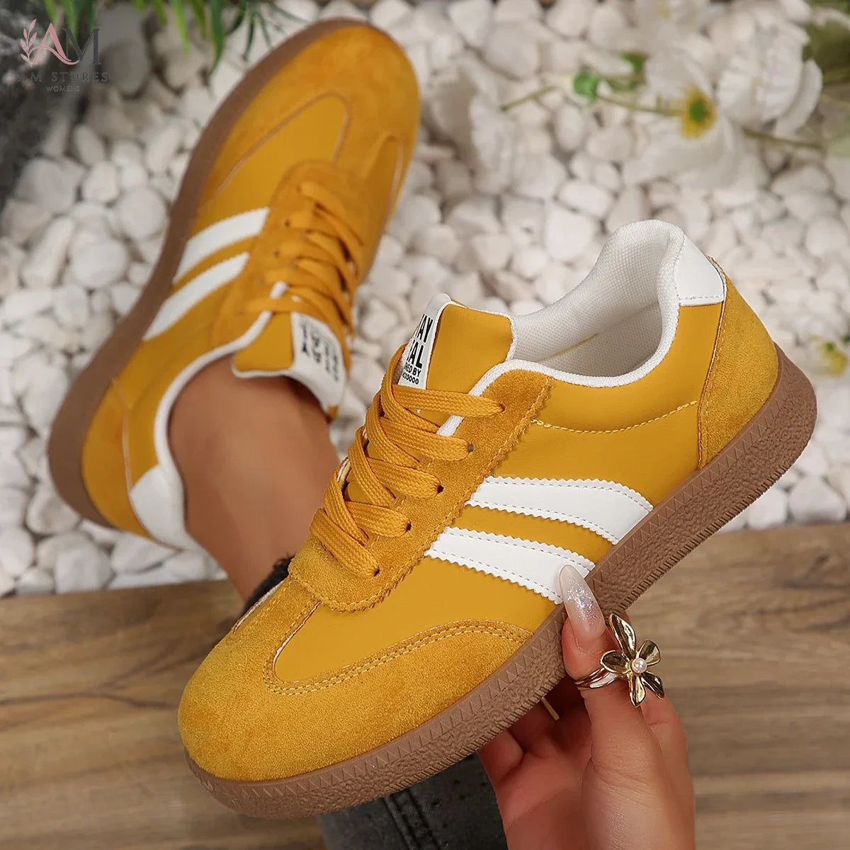 Women's Leather Comfort Outdoor Sneakers - view 4