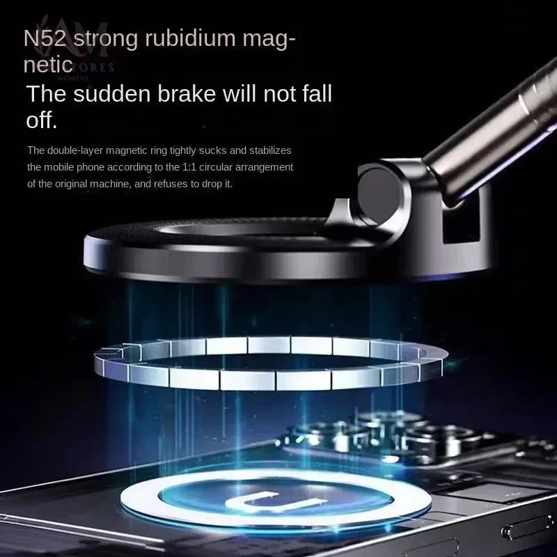 Foldable Vacuum Magnetic Car Phone Mount