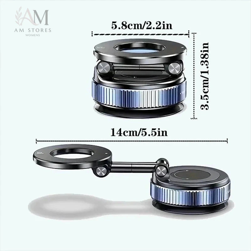 Foldable Vacuum Magnetic Car Phone Mount