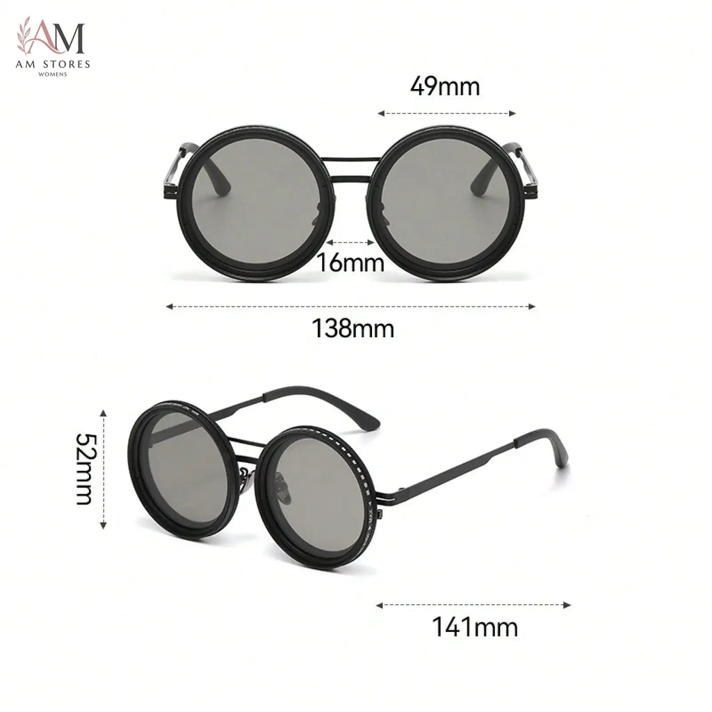 Unisex Vintage Polarized Cycling ND9 Sunglasses - view 6