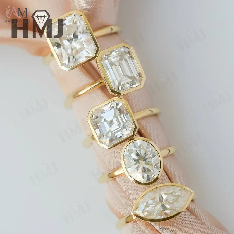 Wedding Moissanite Engagement Women's Ring - view 4