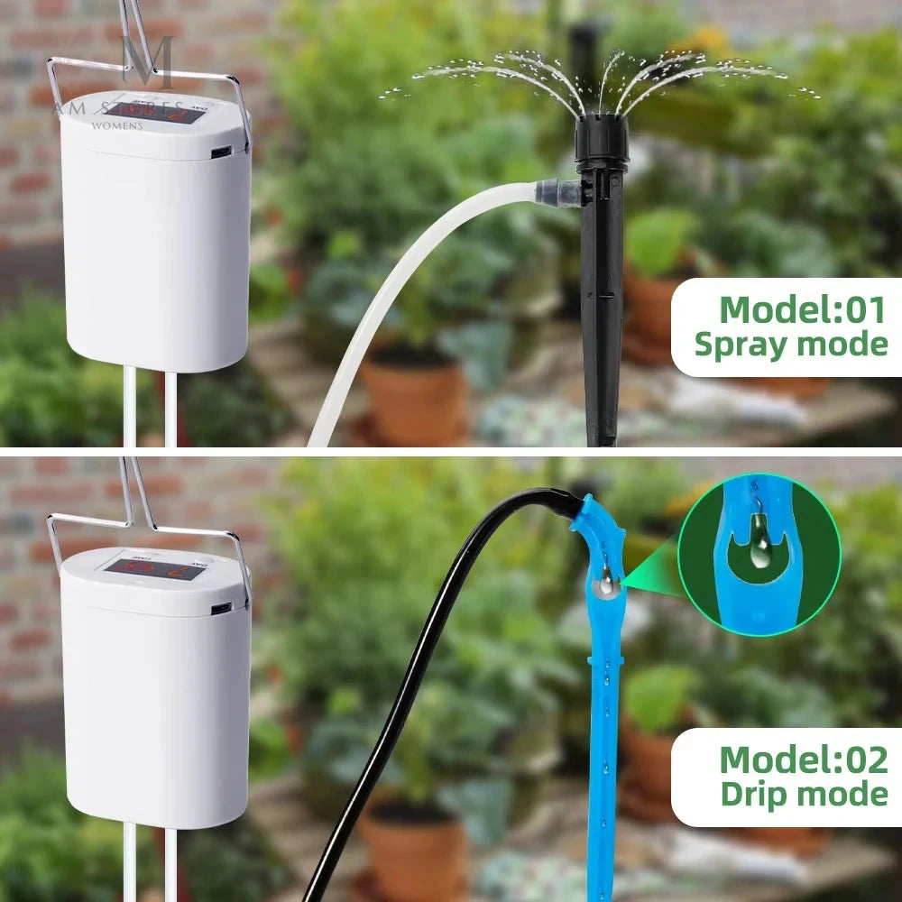 Automatic Drip-Watering Spikes for Potted Plants