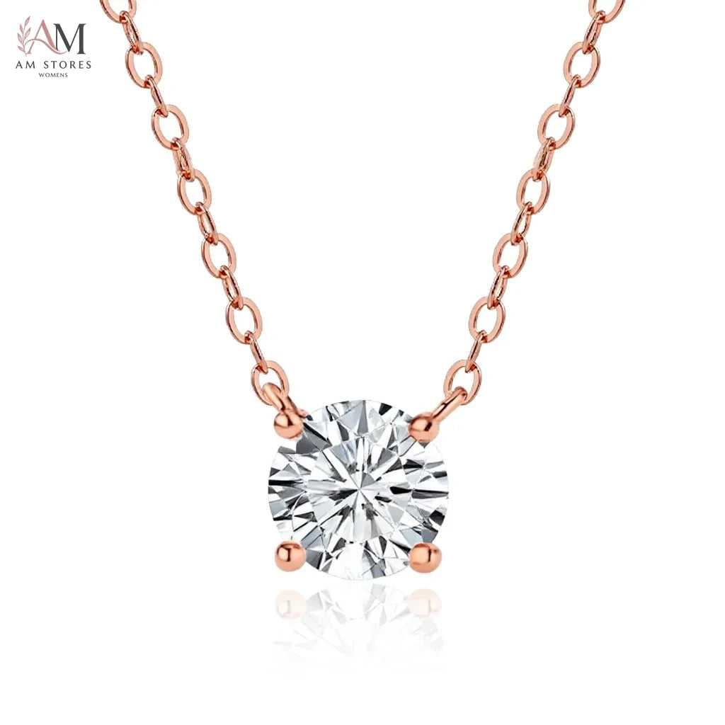 1–3ct Moissanite Solitaire Pendant Necklace - view 8