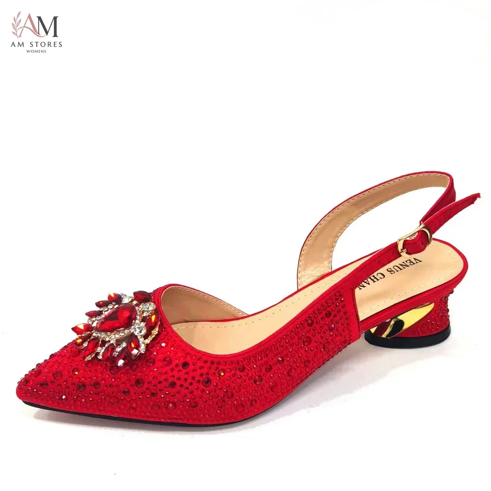 Women's Comfort Rhinestone High-Heel Pumps - view 14