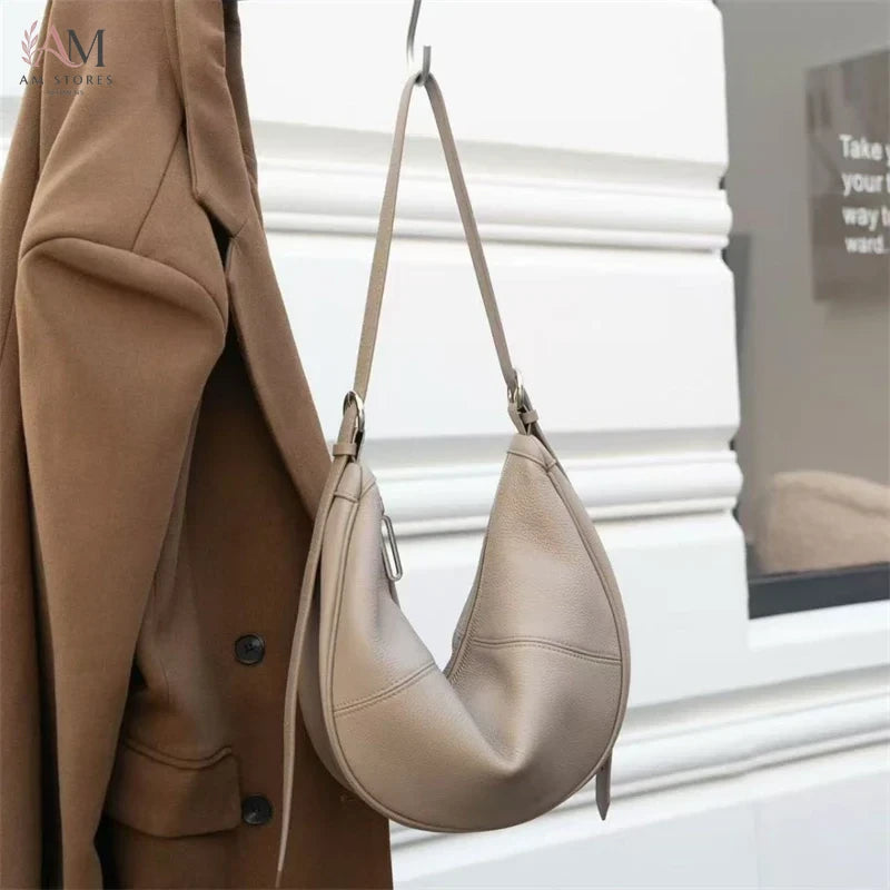 BURMINSA Women's Leather Work Crossbody Bag - view 8