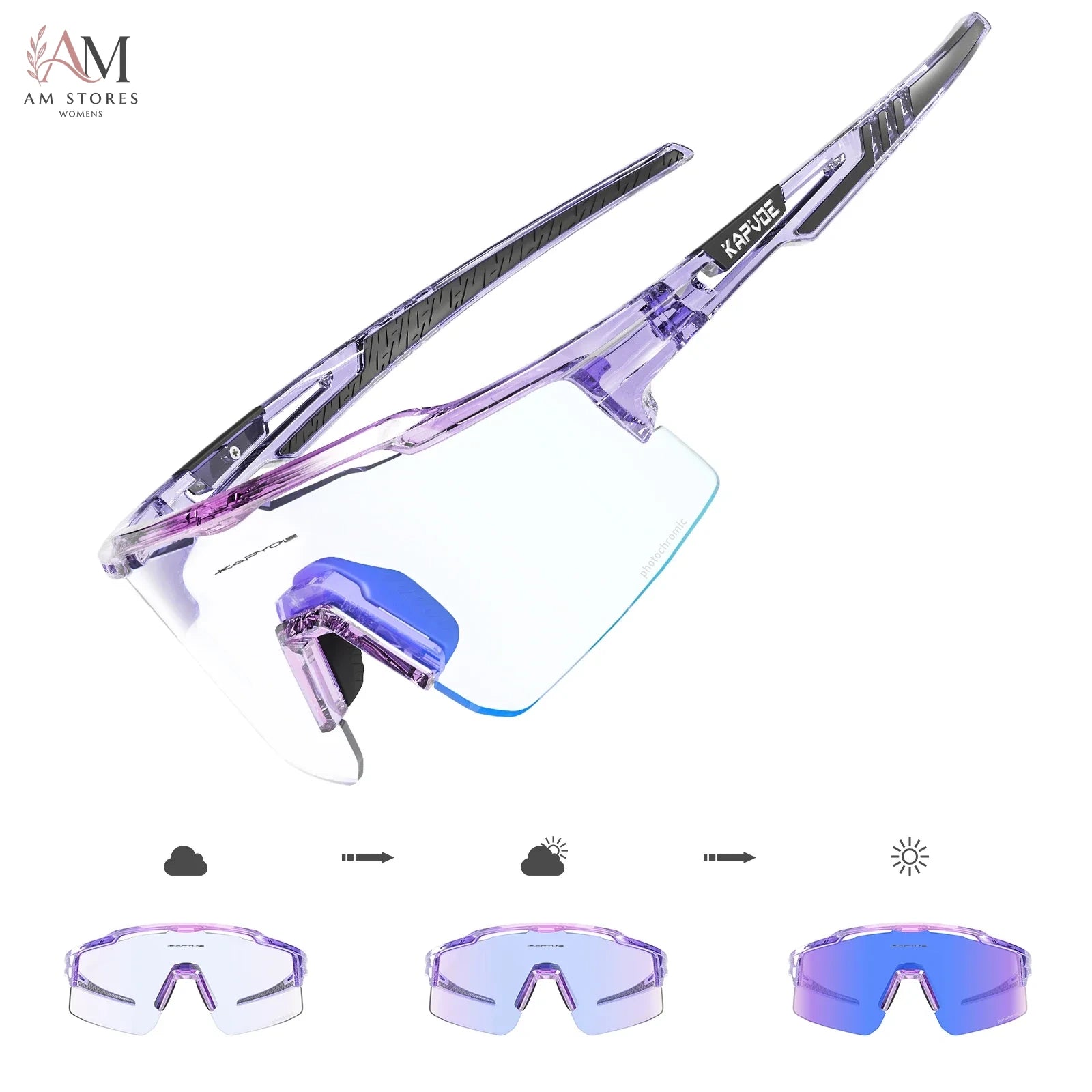 Unisex Photochromic Cycling Sunglasses UV400 - view 8