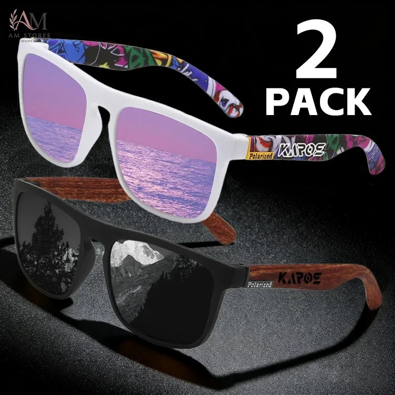 KAROS Unisex Square Polarized Cycling Sunglasses UV400 - view 4