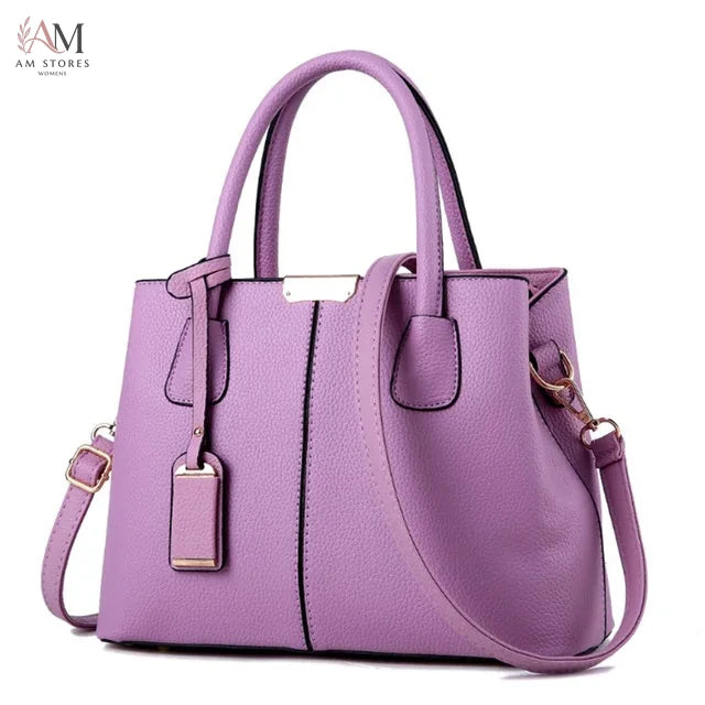 Women's Leather Shoulder Handbag - view 16