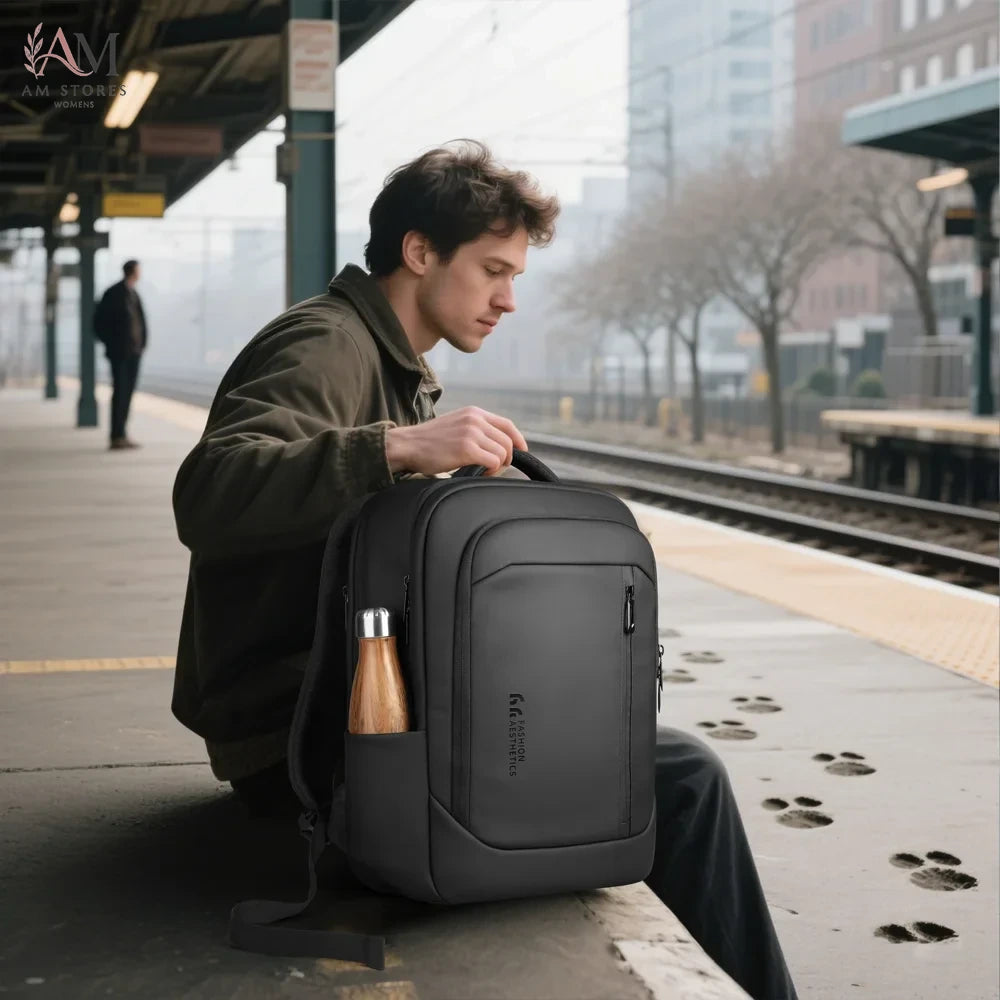 HK Men's Waterproof Work Travel Backpack - view 3