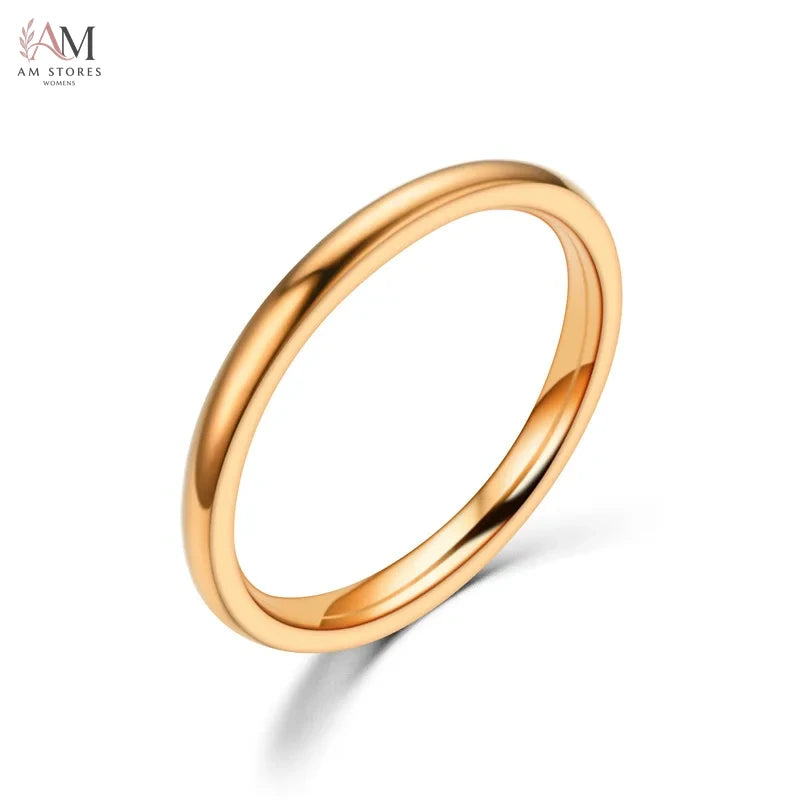 2mm Stainless Steel Girls' Ring - view 8
