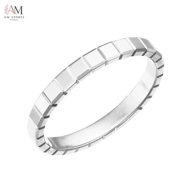 925 Sterling Silver Cubic Zirconia Couple Unisex Ring - view 14