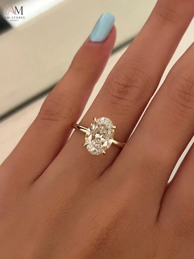 925 Sterling Silver Cubic Zirconia Engagement Wedding Women's Ring - view 4
