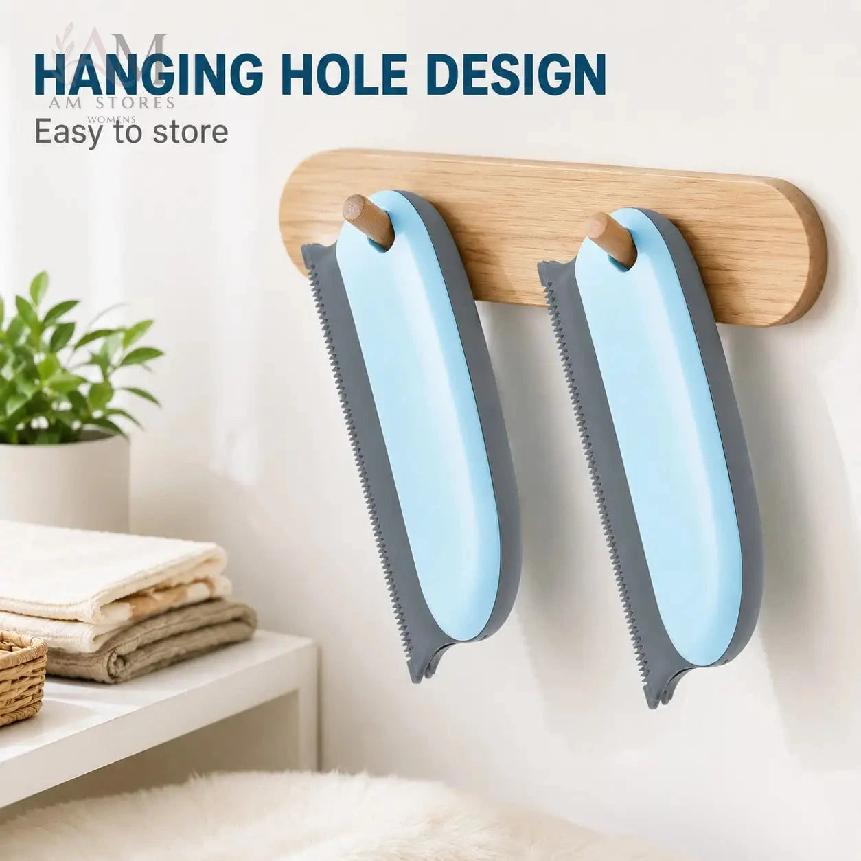 2-Piece Pet Hair Remover Brush Set