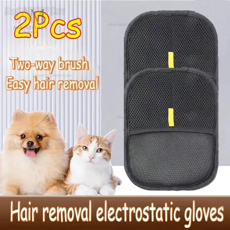 Double-Sided Pet Hair Remover Brush