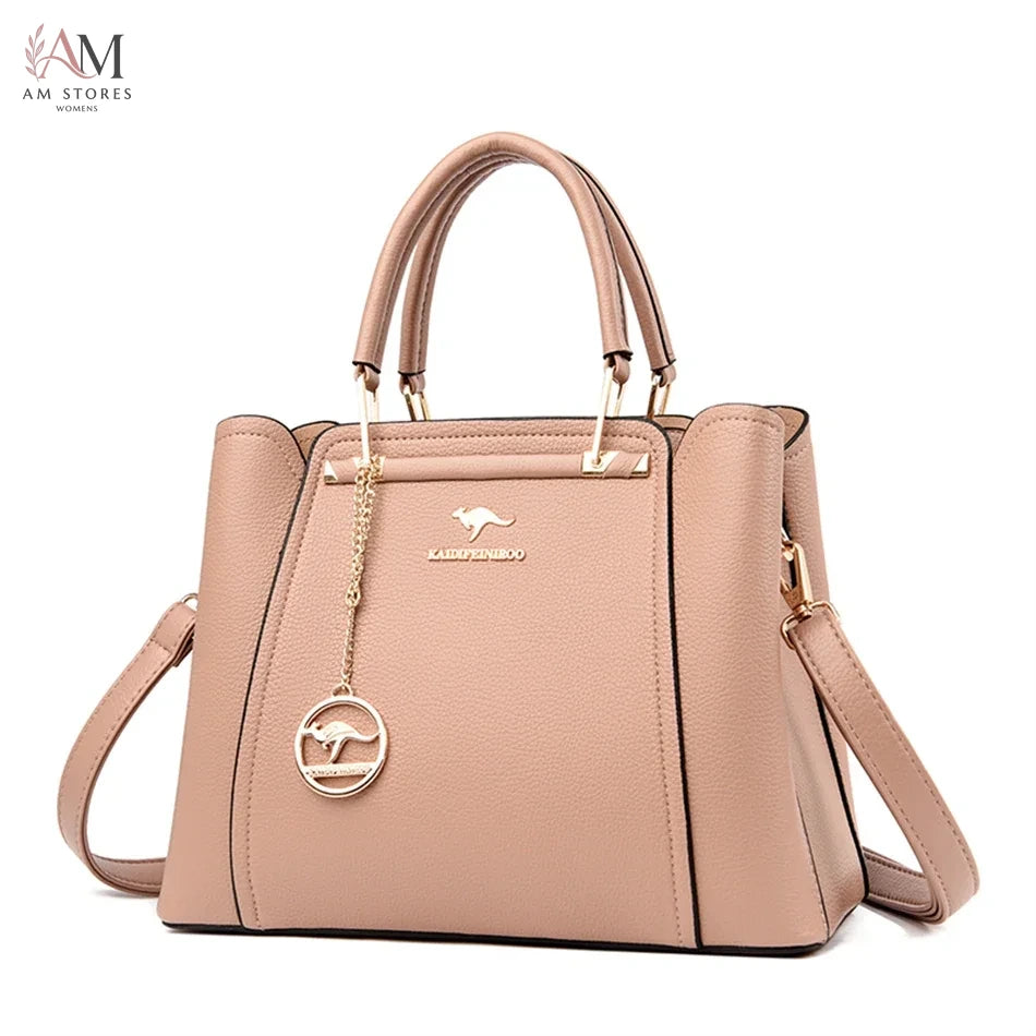Women's Leather Large-Capacity Crossbody Bag - view 7