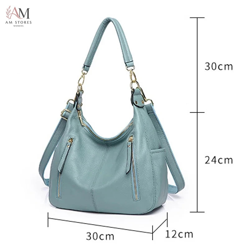 Zency Women's Leather Large-Capacity Crossbody Bag - view 5