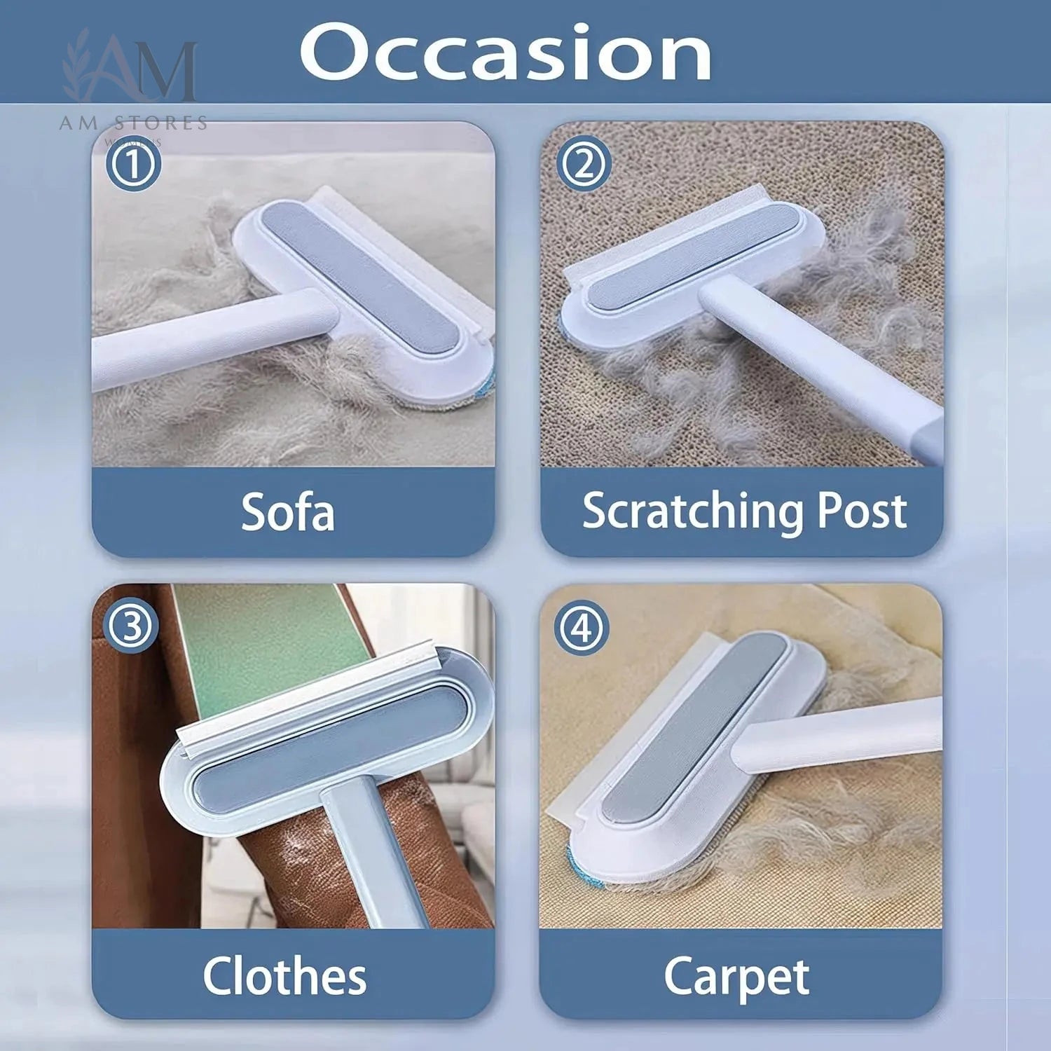 4-in-1 Pet Hair Removal Tool