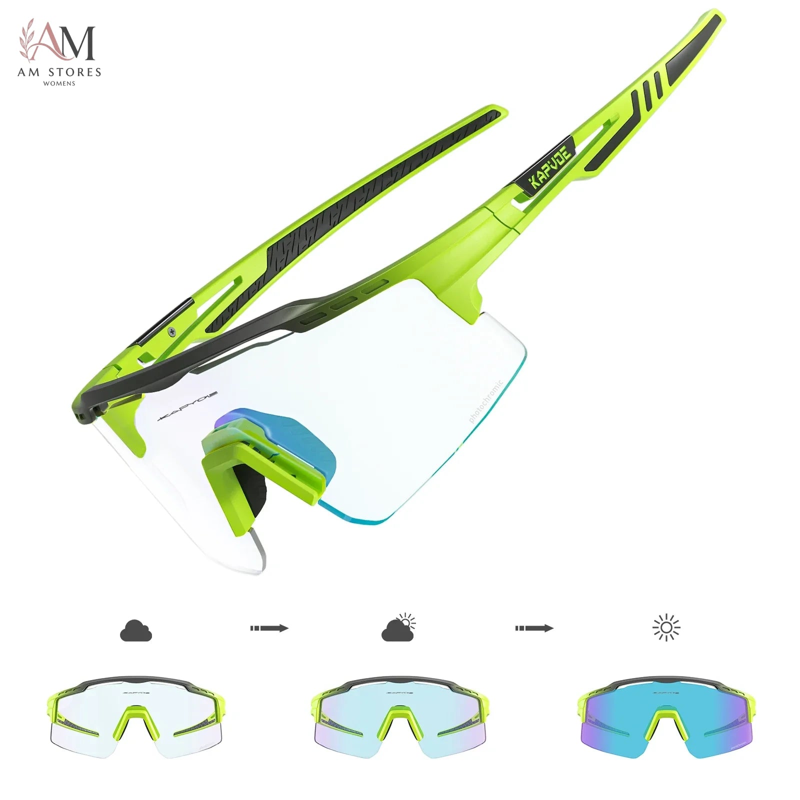 Unisex Photochromic Cycling Sunglasses UV400 - view 14