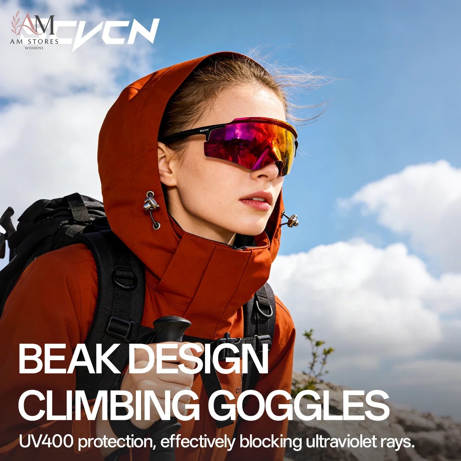 SCVCN Unisex Cycling Sports Sunglasses UV400 - view 4
