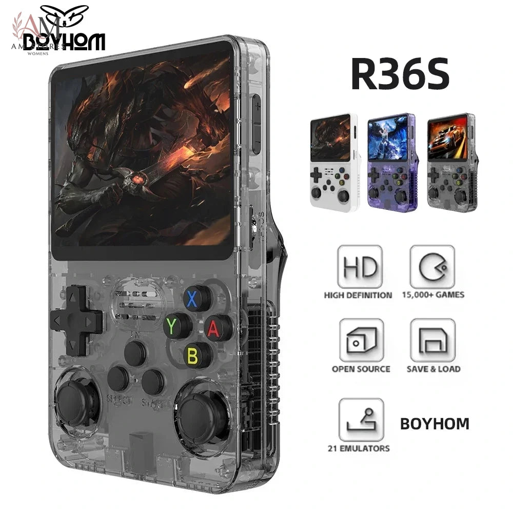 R36S 3.5-Inch IPS Linux Handheld Game Console - view 1