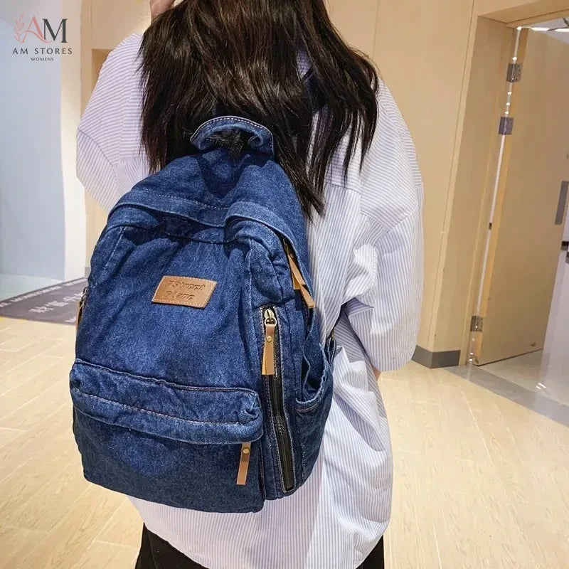 Denim Women's Large-Capacity Bag - view 1