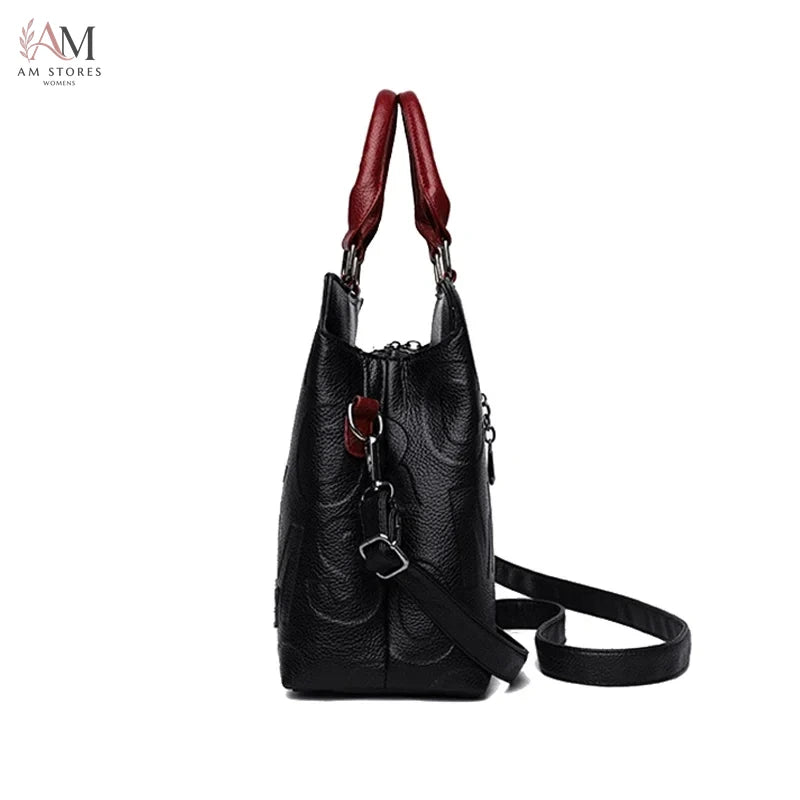 PU Women's Leather Large-Capacity Crossbody Bag - view 3