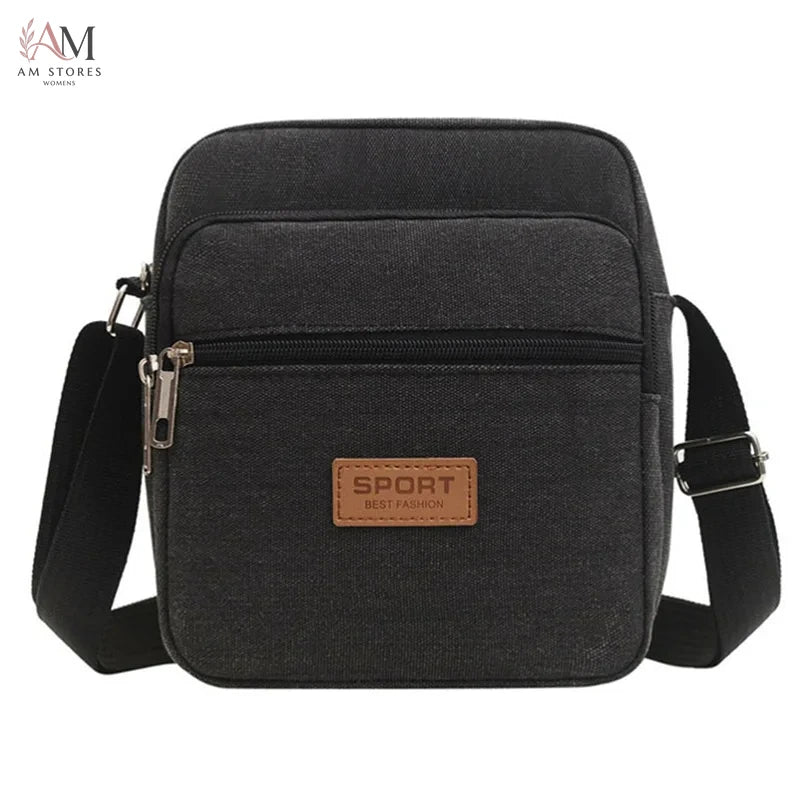Men's Waterproof Large-Capacity Crossbody Bag - view 12