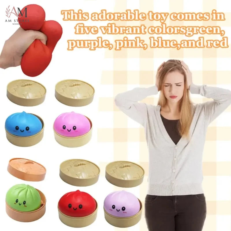 Colorful Dumpling Slow-Rebound Squishy Stress Ball - view 5