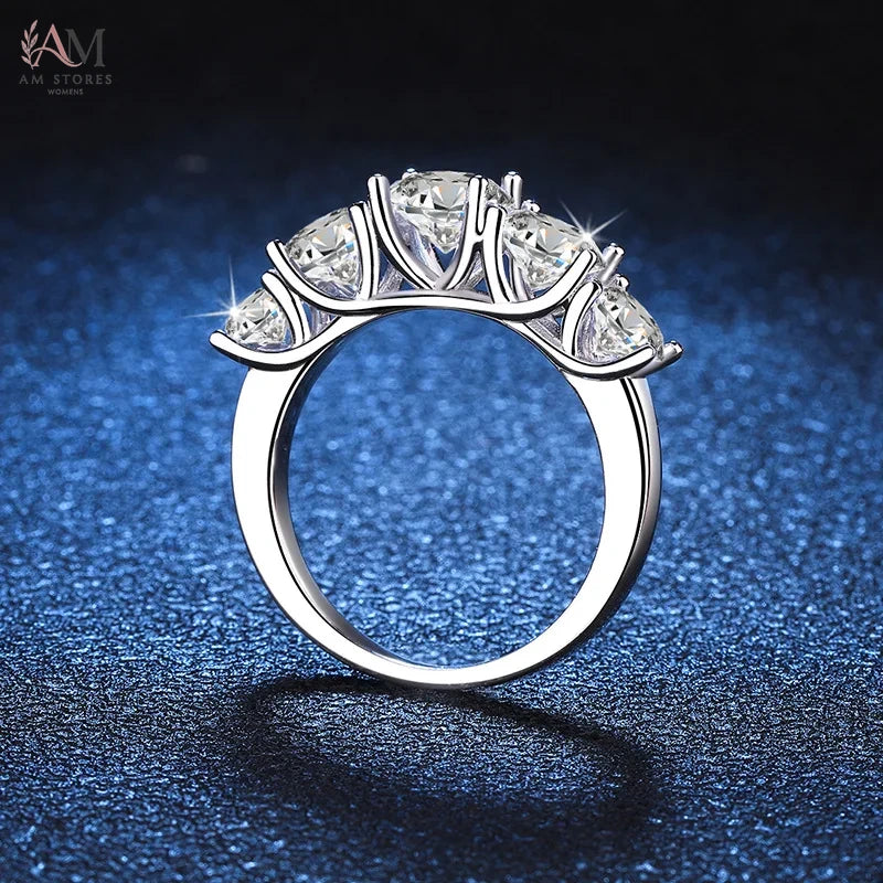 18k Moissanite Wedding Women's Ring - view 4