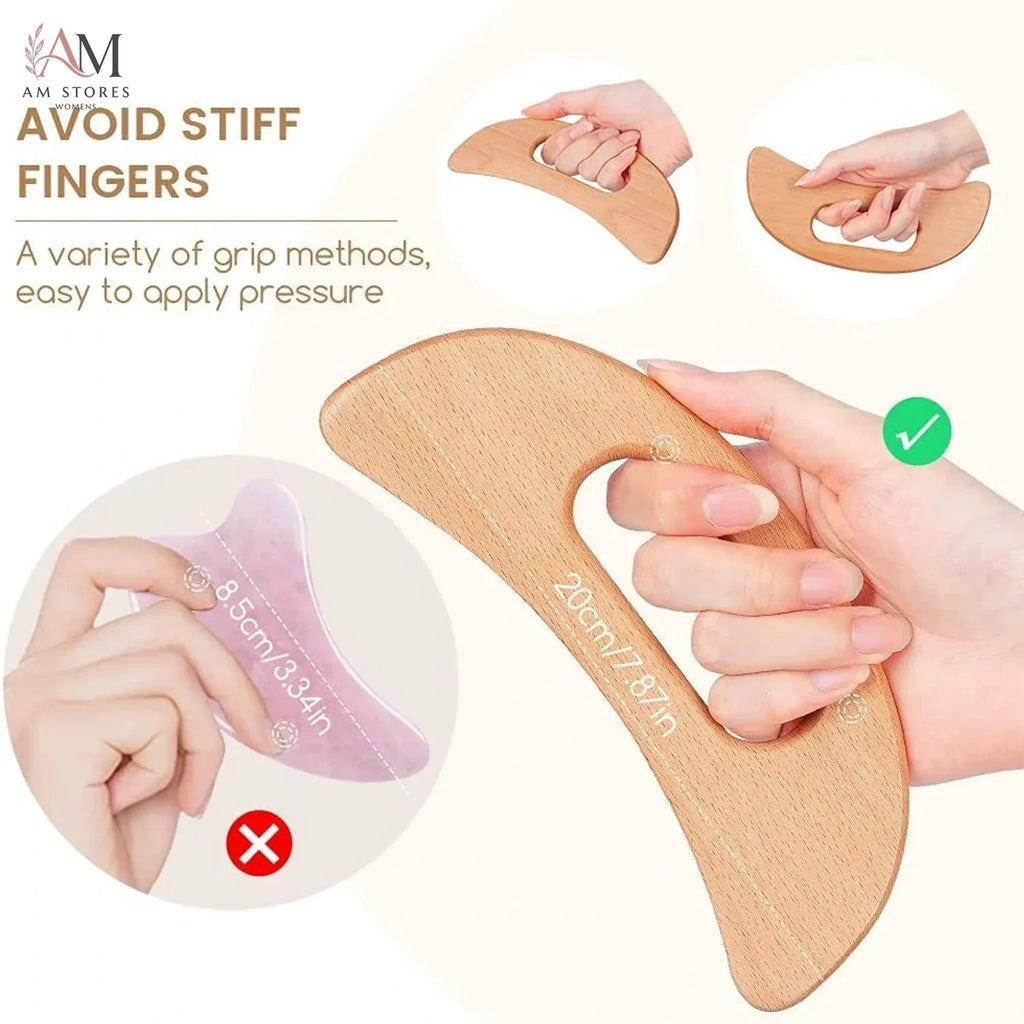 Wooden Gua Sha Body Massage Tool - view 6