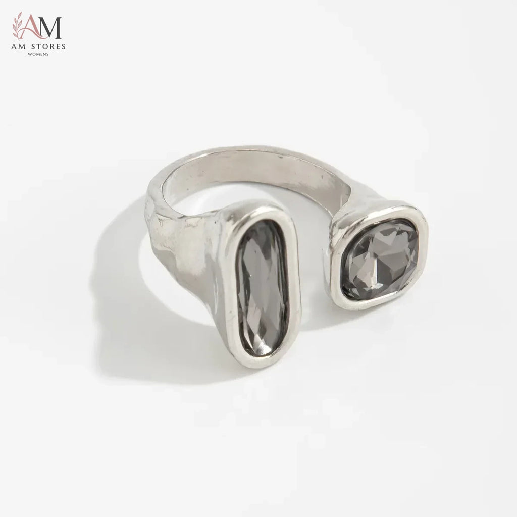 Acrylic Open Adjustable Women's Ring - view 4