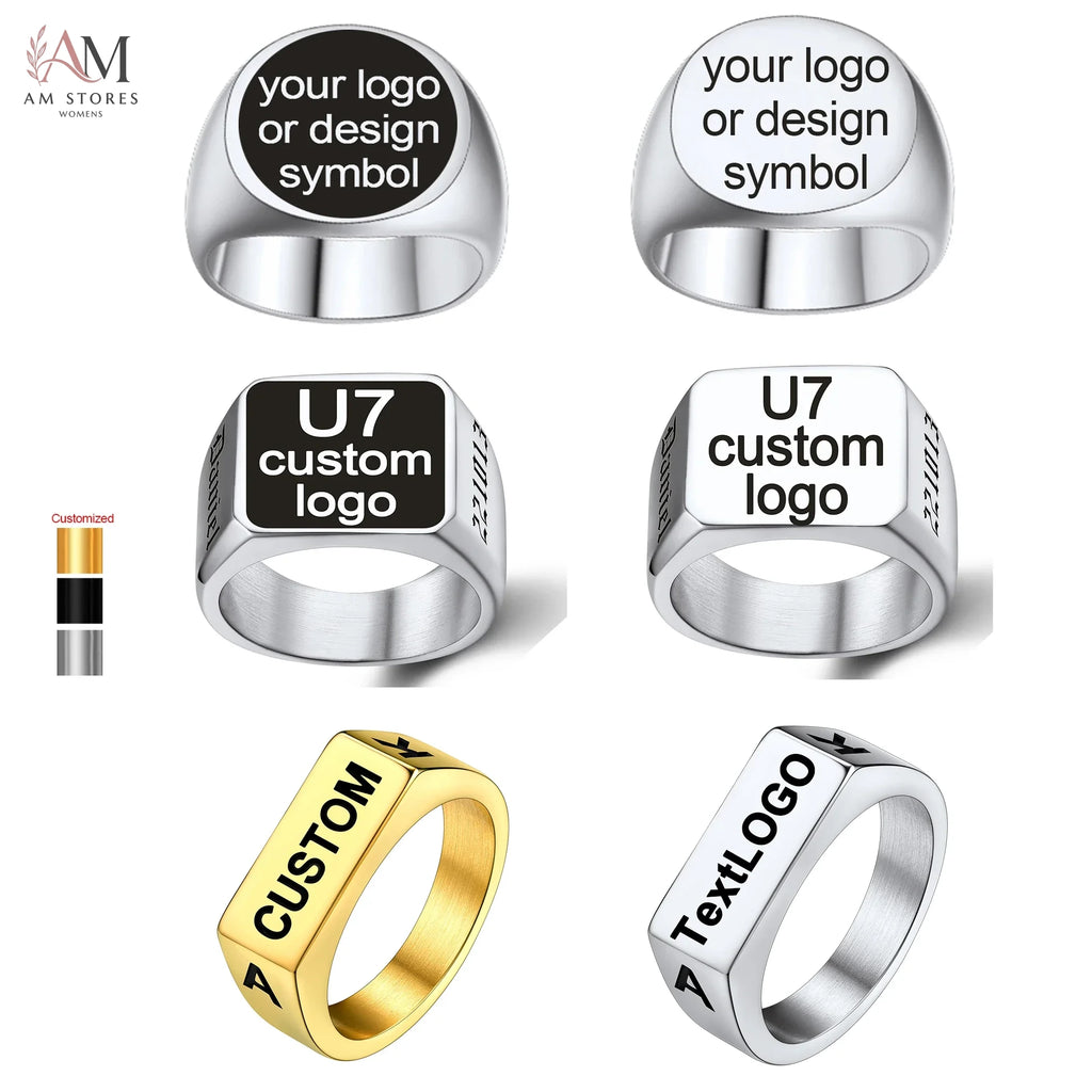 U7 Stainless Steel Men's Ring - view 2