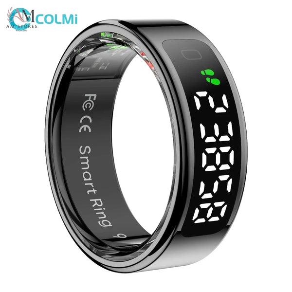 Smart Ring with Touch Display & Wireless Charging - Image 1
