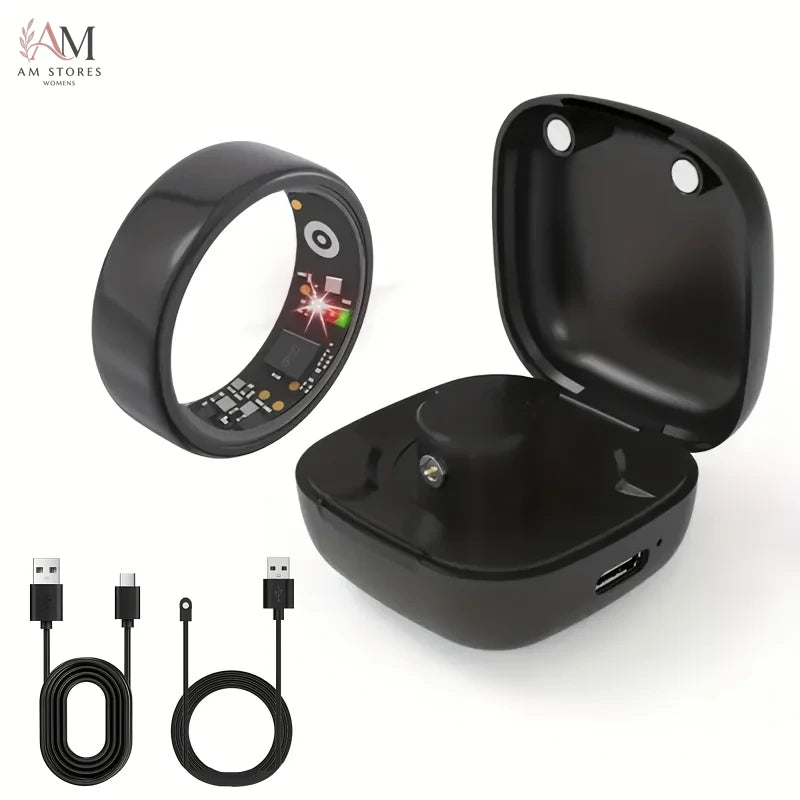 Smart Fitness Ring with Charging Case - Image 8