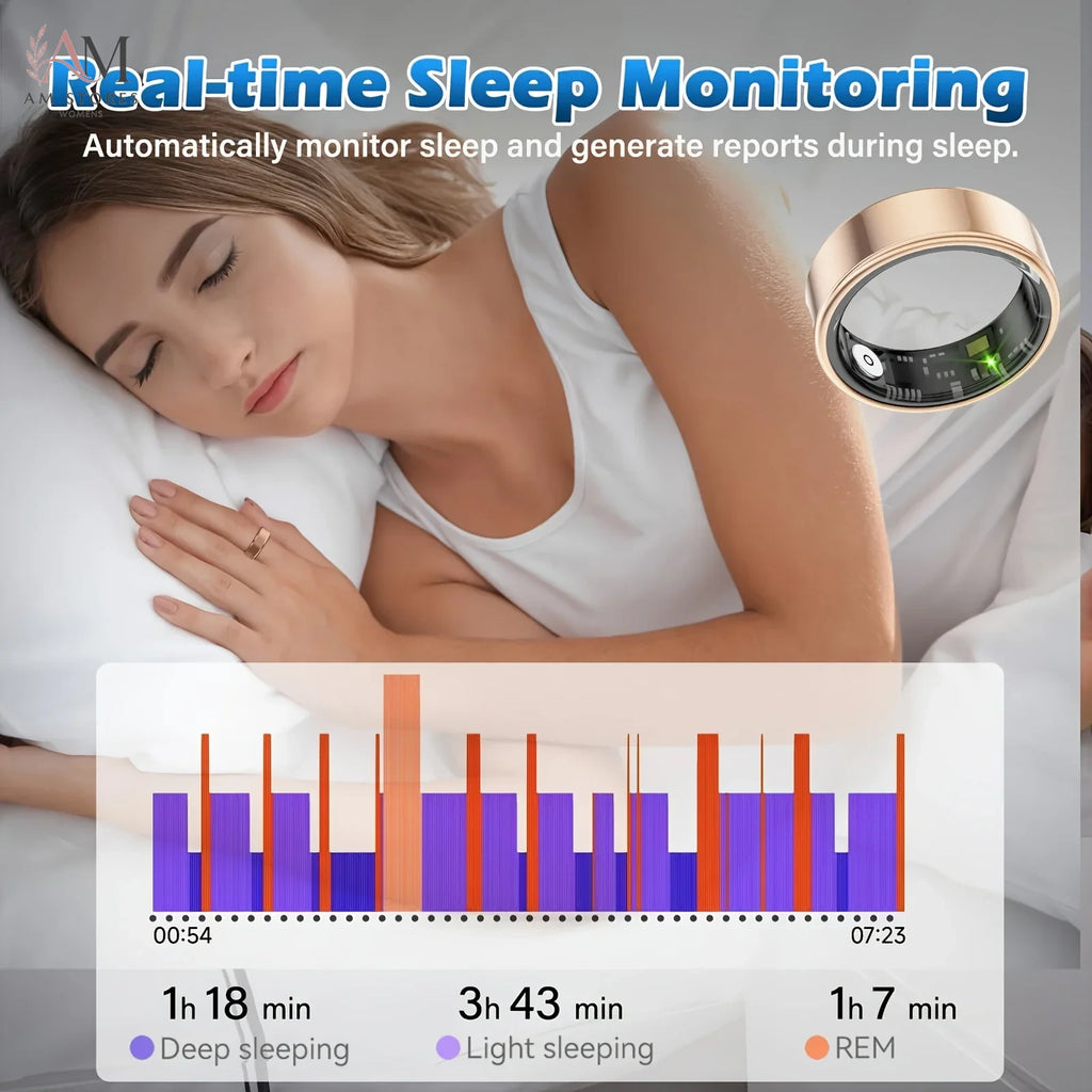 IP68 Smart Fitness Ring with Activity & Sleep Tracking - Image 3