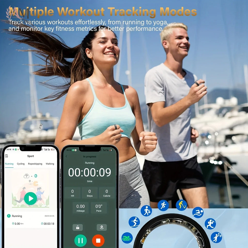 IP68 Smart Fitness Ring with Activity & Sleep Tracking - Image 4