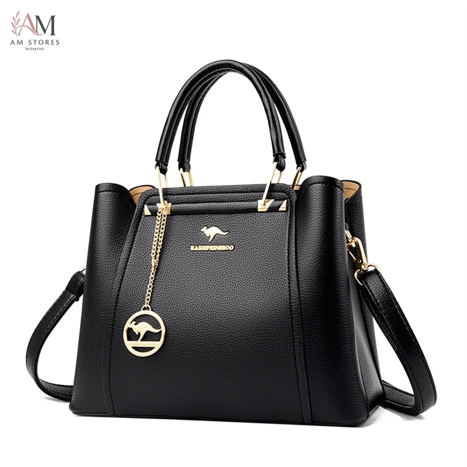 Women's Leather Large-Capacity Crossbody Bag - view 10