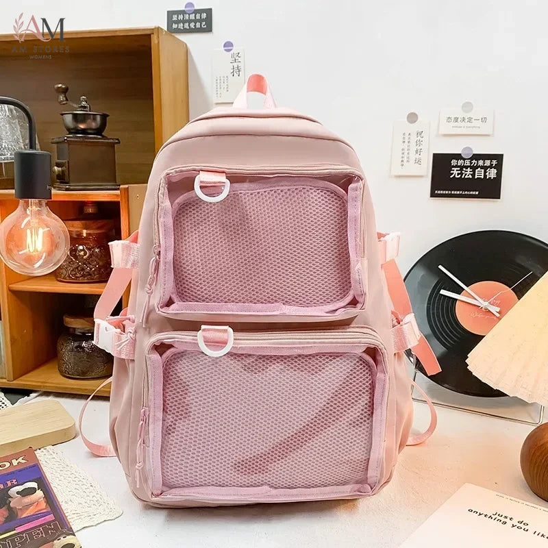 Women's Transparent Large-Capacity Backpack - view 8