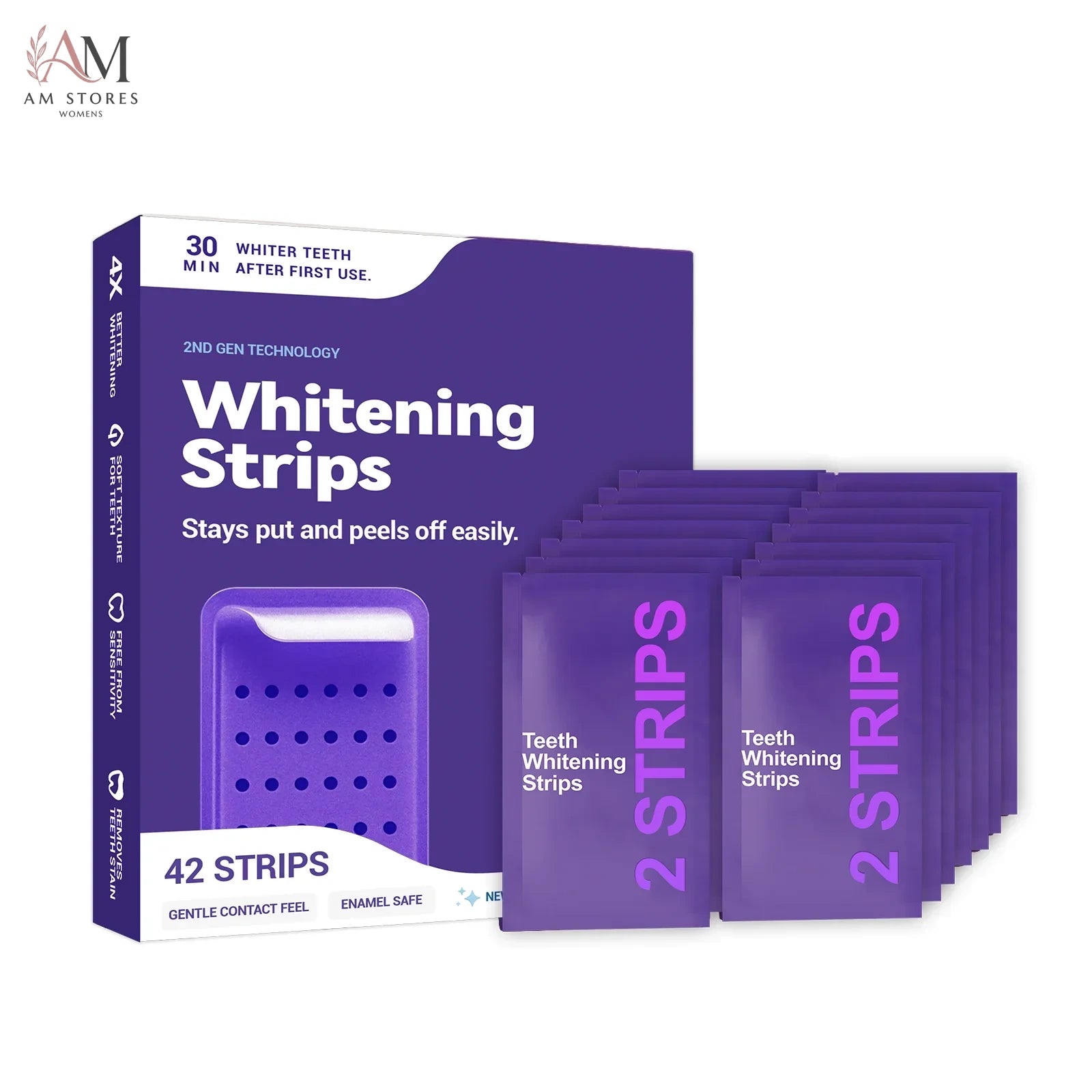 Purple Teeth Whitening Strips - view 9