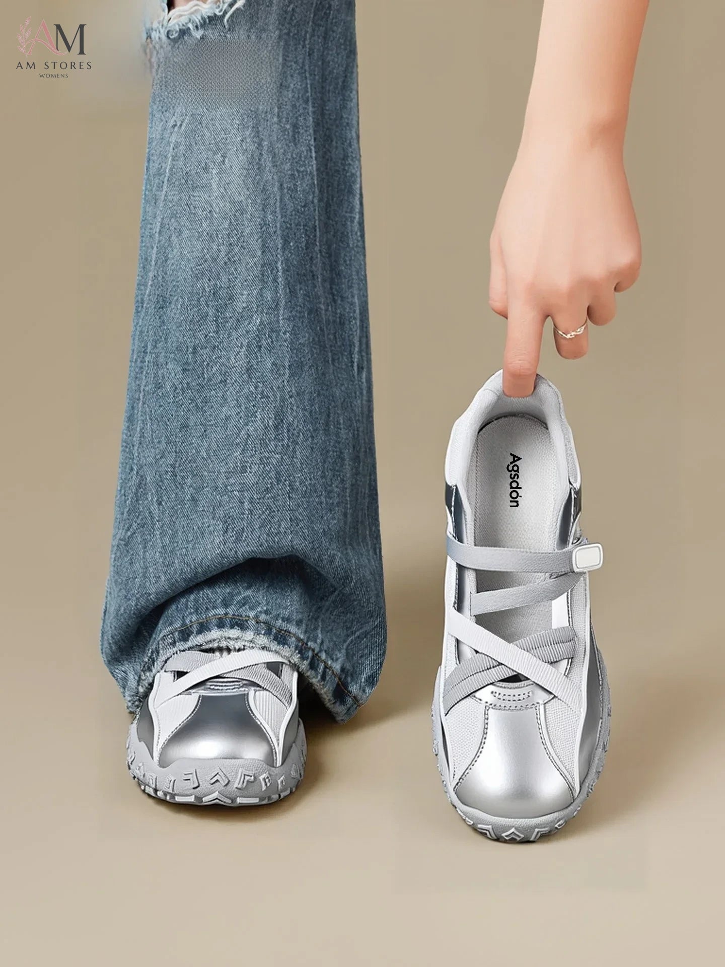Women's Breathable Casual Flats - view 1