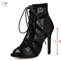 Women's Open-Toe High-Heel Pumps - view 7